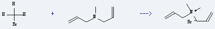 2-Propen-1-amine,N-methyl-N-2-propen-1-yl- is used to produce dimethyldiallylammonium bromide by reaction with bromomethane.